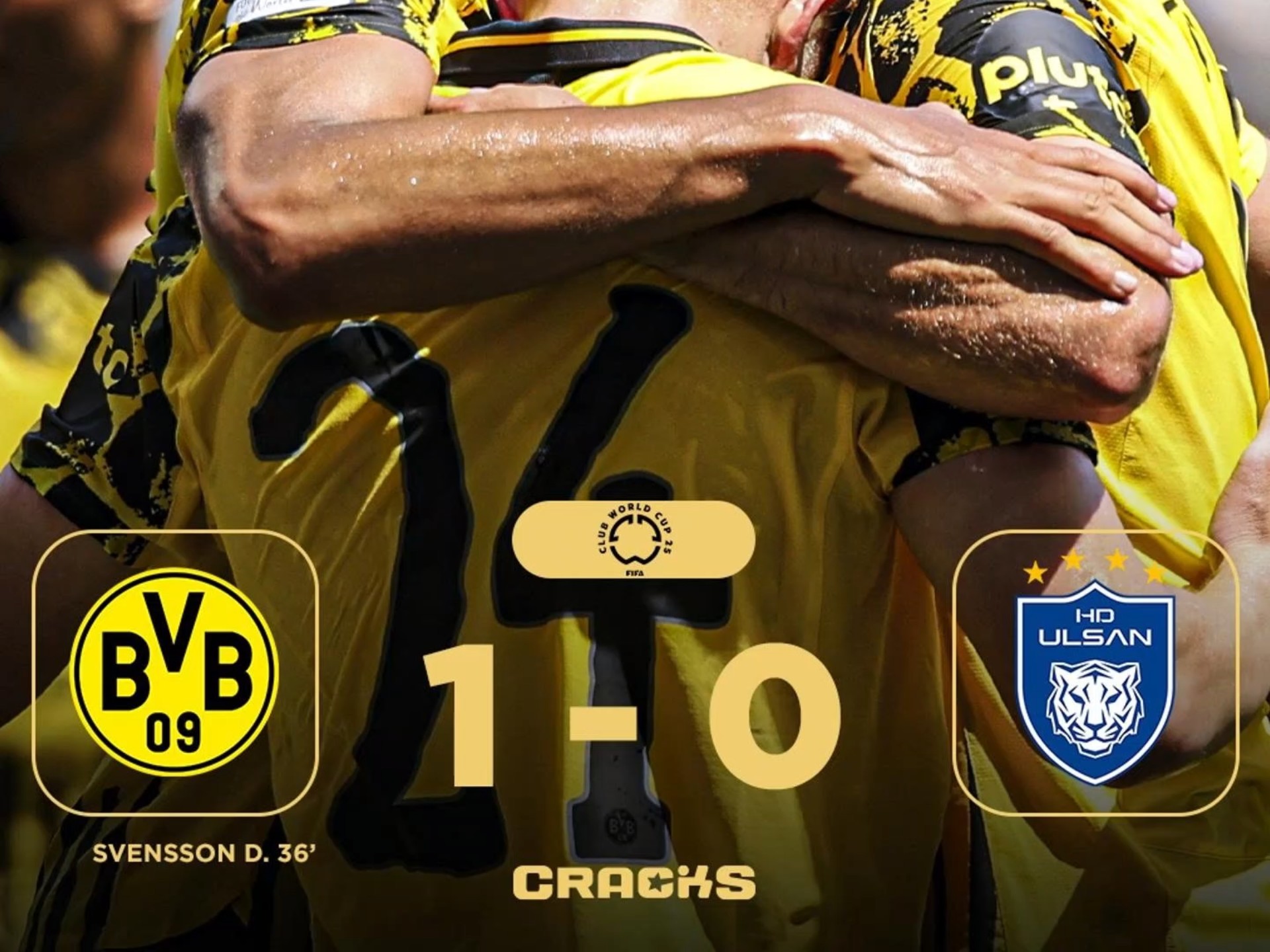 包含多特蒙德逆袭成功，晋级下一轮的词条